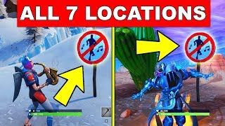 Dance in Different Forbidden Locations – ALL 7 LOCATIONS WEEK 1 CHALLENGES FORTNITE SEASON 7