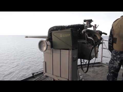 U.S. Marines shoot Rapid Fire Machine Gun