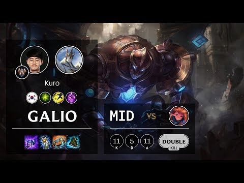 Galio Mid vs Zoe - KR Challenger Patch 10.4
