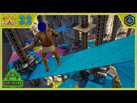 Monarky Episode 32: Losing our Minds in the Most INSANE Ark Parkour Course Ever!
