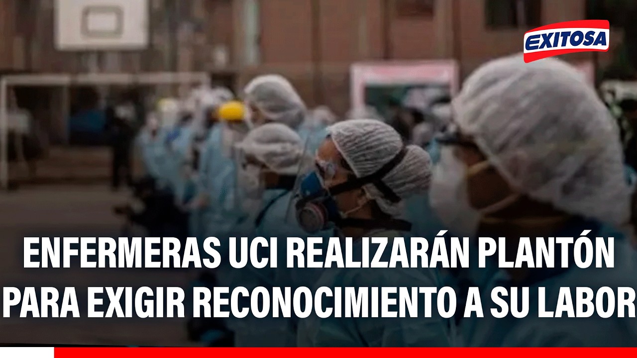 🔴🔵 Enfermeras UCI realizarán plantón para exigir el reconocimiento de su labor