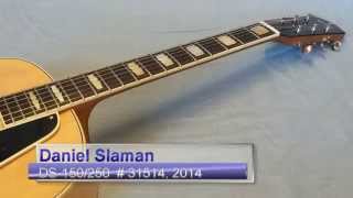 Video thumbnail for Daniel Slaman Guitars DS-150/250 # 21514 by danielslamanguitars