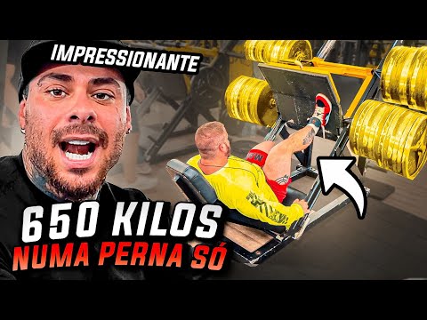 NAO TEM MAIS PESO PRA ELE NA ACADEMIA! EU NUNCA VI ISSO! - LEO STRONDA