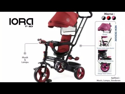 CARA PERAKITAN SEPEDA PMB IORA T10 STROLLER