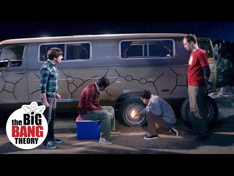 How to Fix a Flat Tire Using Science | The Big Bang Theory