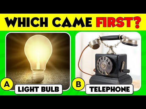 Which Came First? 🤔 Invention Quiz Challenge 🔧💡