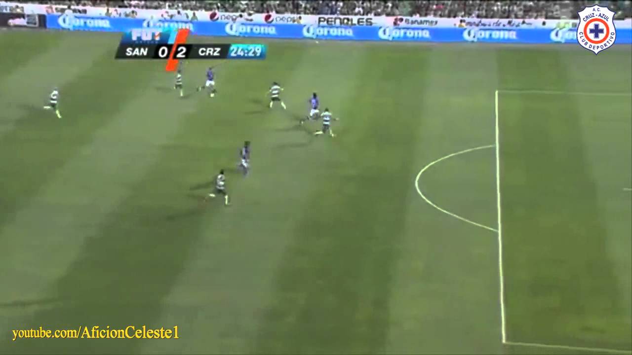 SANTOS LAGUNA 0  3 CRUZ AZUL SEMIFINAL IDA CLAUSUR...