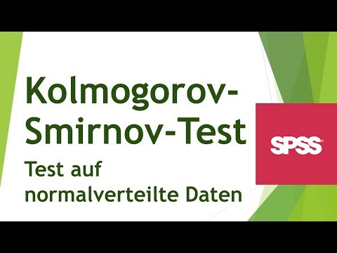 Kolmogorov-Smirnov-Test in SPSS - Test auf Normalverteilung der Daten-Daten analysieren in SPSS (32)