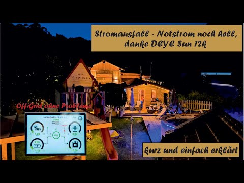 Emergency power - Off Grid - DEYE Sun12k the Mancave stays lit super inverter