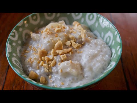 Authentic Laos Tapioca Pudding with Bananas video thumbnail