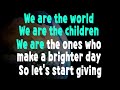 We Are The World Karaoke No Vocals