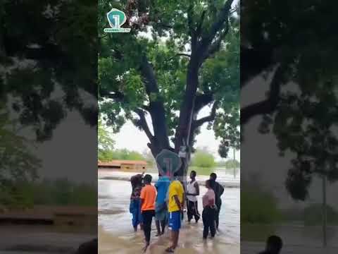 JUST IN: Floods Hit Sandema as Heavy Rains Submerge Roads and Homes