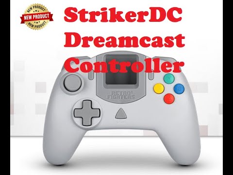 Retro Fighters StrikerDC modern Dreamcast Controller