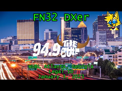 94.9 The Bull | WUBL Atlanta, Georgia Legal ID (1/3/23)