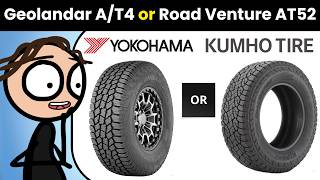 Yokohama Geolandar A/T4 or Kumho Road Venture AT52 (Comparison and Review)