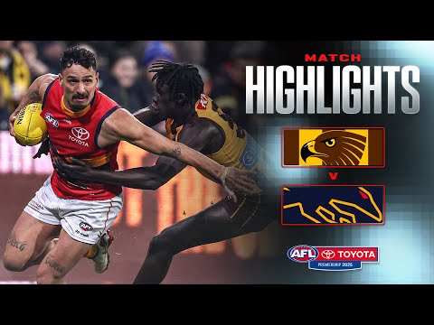 Hawthorn v Adelaide Crows Highlights | Round 14, 2025 | AFL