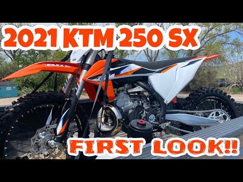 2021 KTM 250 SX FIRST LOOK!! IN-DEPTH