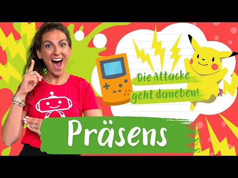 Das Präsens | Gegenwart | Zeitformen mit Pokémon lernen | Deutsch  Grundschule | Silicon Valley Kids