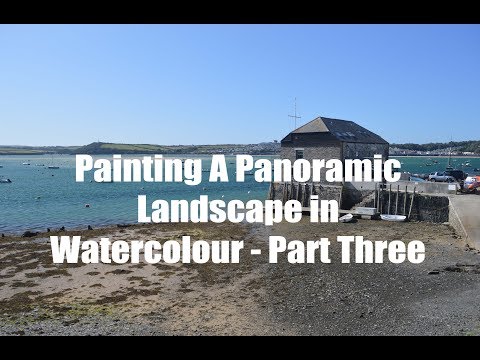 Thumbnail of Painting a Panoramic Landscape In Watercolour - Part 3 of 3