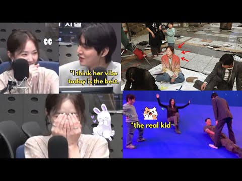 Chae Soobin’s energy was glowing🌸is it because she received a huge bouquet from someone special?👀