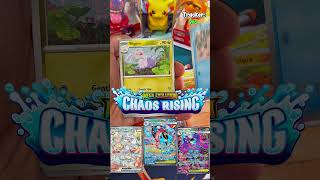 Day 153 of a normal guy opening a pokemon pack everyday, today we got a pack of Chaos Rising