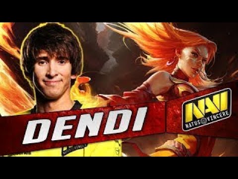Dendi - Lina Dota 2 Pro Gameplay | NaVi.Dendi Dota2