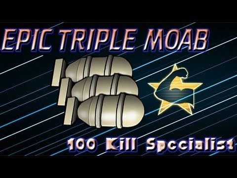 PP90M1 Triple Moab on Hardhat w/ 100 Kills - CoD: Mw3