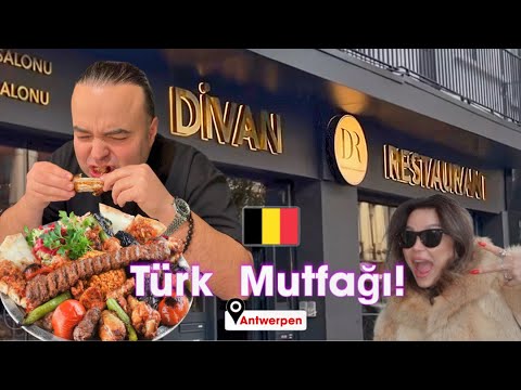 Belçika Antwerp'te Türk Mutfağı! Divan Restoran’da Neler Yedik? Antwerpen turkish food