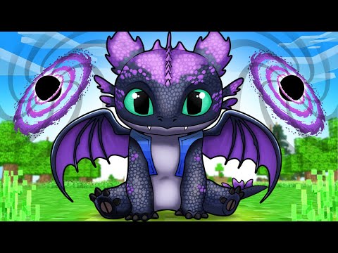 THE BABY FURY OF THE NIGHT VOID in HOW TO TRAIN YOUR DRAGON Minecraft