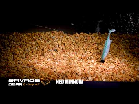 Savage Gear Toughtec NED Minnow 7.6cm Green Pumpkin Chart