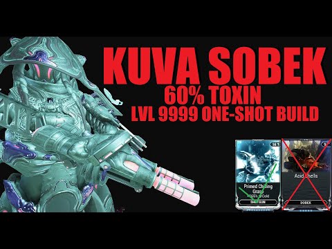 [WARFRAME] 60% KUVA SOBEK LVL 9999 LOADOUT + Acid Shells Comparison | Dante Unbound
