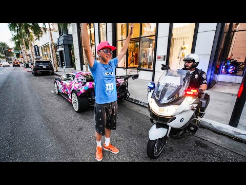 MAKING FRIENDS WITH THE BEVERLY HILLS POLICE! Video