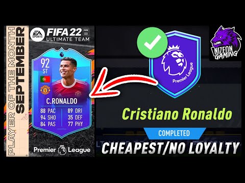 92 POTM Cristiano Ronaldo SBC (CHEAPEST METHOD/NO LOYALTY) - FIFA 22