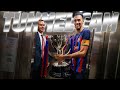 TUNNEL CAM LA LIGA CHAMPIONS : How Sergio Busquets went to collect La Liga Trophy! ?