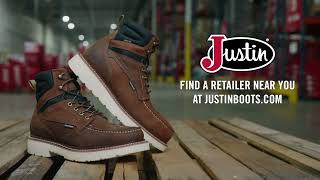 Justin Boots Hardwire Collection: Tough Lace-Up Work Boots (2026)