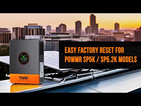 Part of a video titled PowMr POW-SunSmart SP5K & SP5.2K Solar Inverter - YouTube