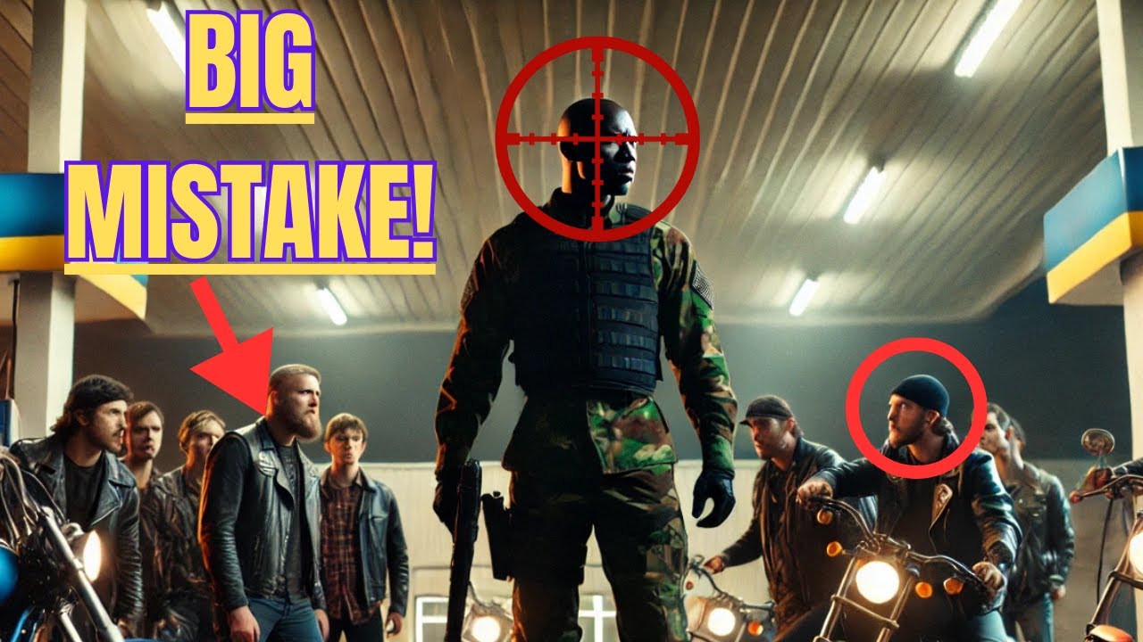 Soldier Teaches Bikers a Lesson at Gas Station – You Won't Believe What Happens!