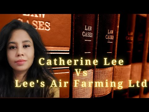 Lee vs Lee Air Farming Ltd | Case Law | Separate Legal Entity | Corporate law | Reema Baruah