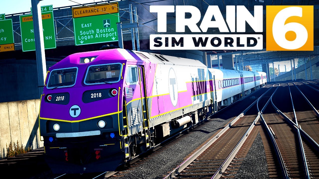 LIVE | Train Sim World 6 – MBTA Boston to Worcester | Realistic Cab Ride