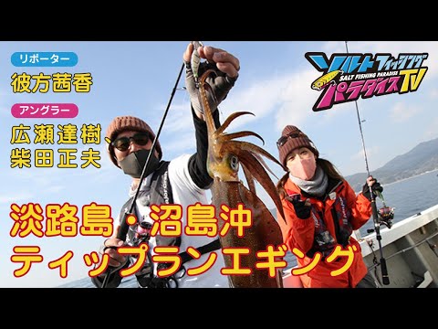 淡路島・沼島沖　ティップランエギング（ソルパラTV・第66回2021年12月30日放送）