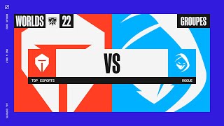 Worlds 2022 - Group Stage - D7 - TES vs RGE