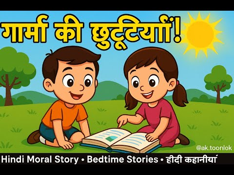 गर्मी की छुट्टियां 🏖️ garmi ki chhuttiyan  | Hindi Moral Story | Bedtime Stories | हिंदी नैतिक कहानी