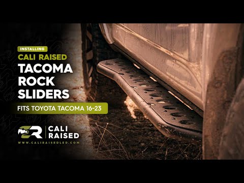 How to Install Rock Sliders for 2005-2023 Toyota Tacoma | Cali Raised