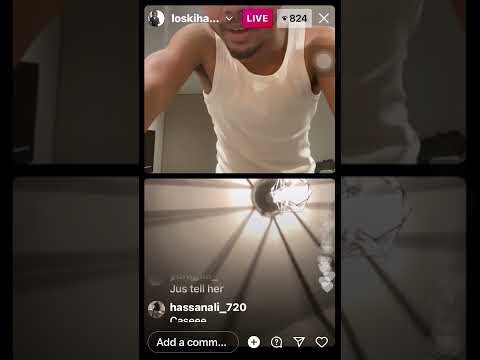 Girl rapping on loski live