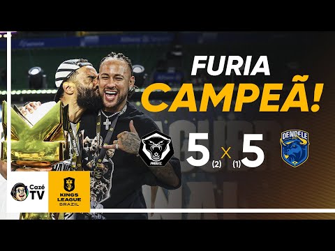 HIGHLIGHTS: FURIA 5(2) X (1)5 DENDELE FC | KINGS LEAGUE BRAZIL FINAL