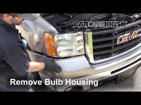 2007-2014 GMC Sierra 2500HD Headlight Housing Removal