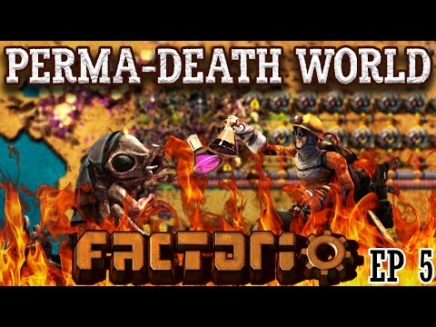 Past the Point of No Return? | FACTORIO: PERMA-DEATHWORLD - Ep 5