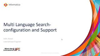 Download the video "Multi Language Search- configuration and Support"