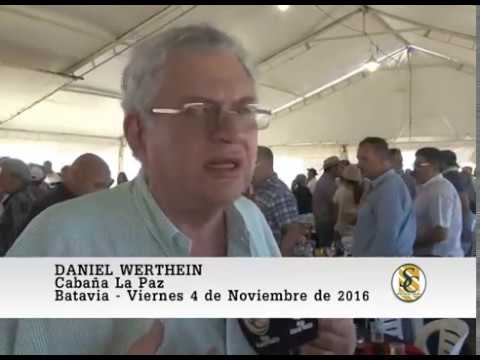 04-11-16 Nota Daniel Werthein - Cabaña La Paz - Batavia ( Est. Gloria a Dios )