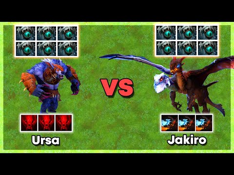 Level 30 Ursa vs Level 30 Jakiro - Dota 2 1v1